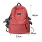 Simple Nylon Women&#39;s Backpack for Teenagers Girls Large School Bag Female Student Solid Color Rucksack Ladies Anti Theft Mochila