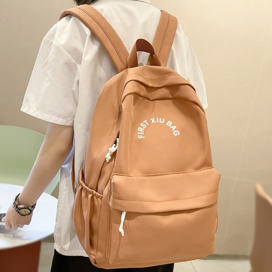 Lady Waterproof Nylon College Backpack Trendy Girl Laptop Student Bag Female Travel Book Backpack Women Cute School Bags Fashion