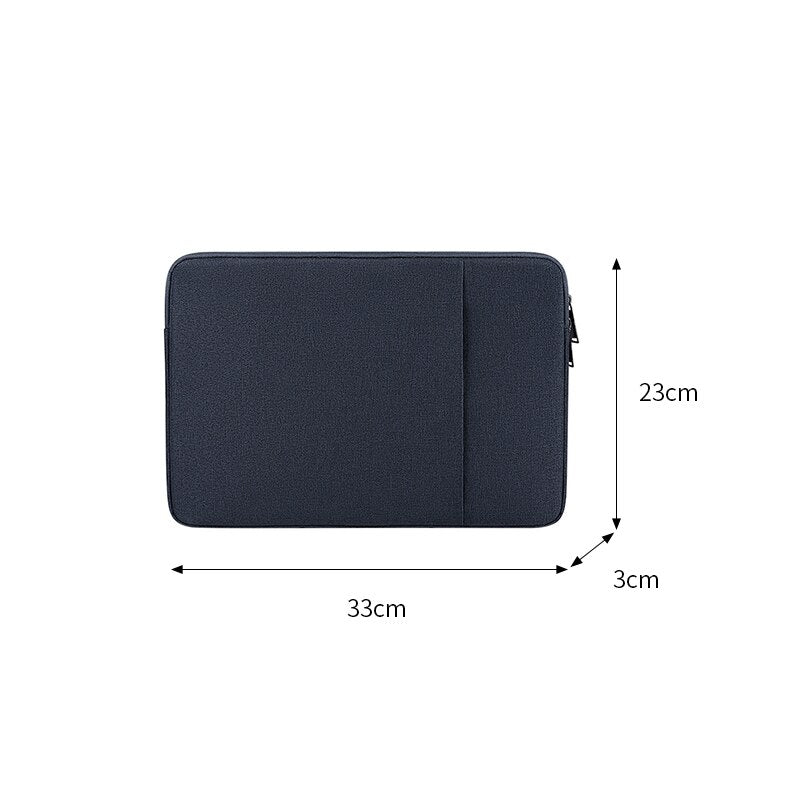 Laptop Bag with Pocket for iPad MacBook Air Pro Case Cover 11/13/14/15/16 inch Notebook Sleeve Laptop Liner Bag Handbag Carrybag