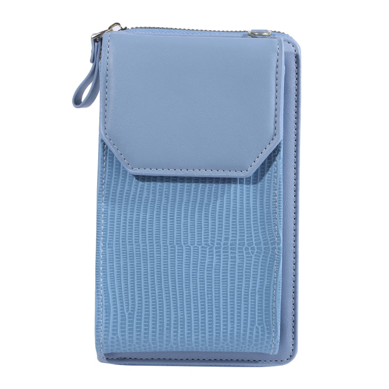 Women Wallets Touch Screen Mobile Phone Bag For Female Mini Card Holder For Key Coin Purse Vertical Crossbody Money Bags