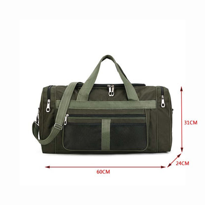 Large Capacity Travel Bags For Man Fashion Multifunction Unisex Luggage Bag Casual Sport Gym Bag Multiple Pockets Duffle Handbag