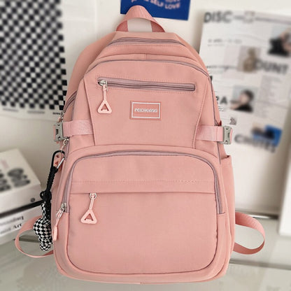 Fashion Ladies Student Backpack Cool Women Laptop Book Bag Trendy Cute Female College Backpack New Girl Travel Kawaii School Bag