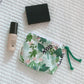 Women Lipstick Makeup Case Cute Small Cosmetic Make Up Bag Mini Cotton Floral Organizer Bags Girl Small Coin Pouch Case Purse