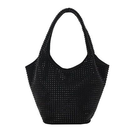 Women&#39;s Bags Rivet Underarm Shoulder Bags Fashion Designer Handbags Large Capacity Casual Totes Ladies Soft Trendy Shopping Bags