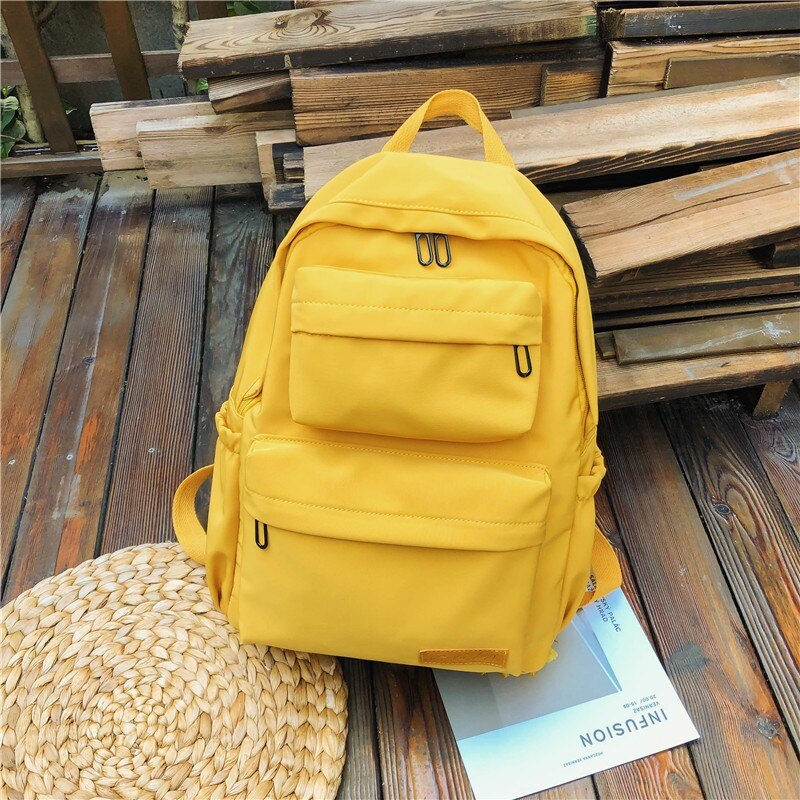 New Arrive Women Casual Nylon Backpack Large School Bags For Teenage Girls Waterproof Backpack Travel Bags Laptop Backpack