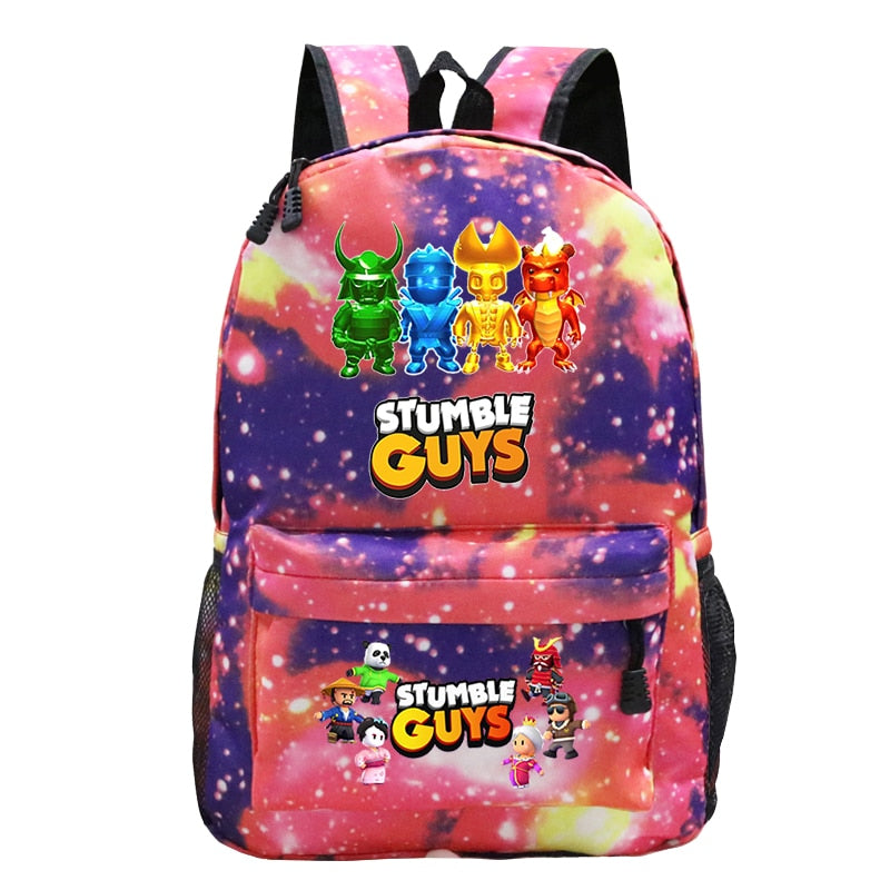 Stumble Guys School Bag 2023 Trendy Backpacks Student Bag Kawaii Light Simple Backpack Cute Multifunction Ripstop School Bag
