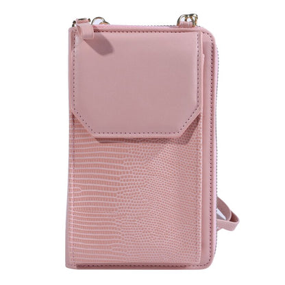 Women Wallets Touch Screen Mobile Phone Bag For Female Mini Card Holder For Key Coin Purse Vertical Crossbody Money Bags