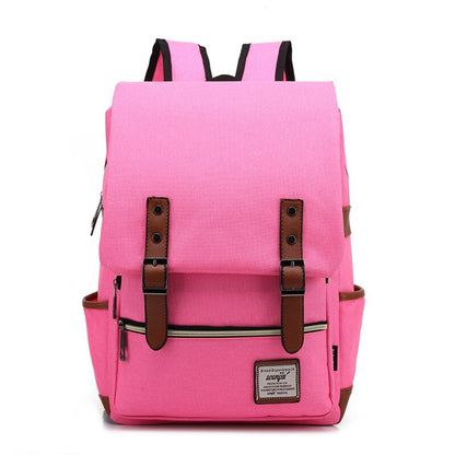 Vintage Unisex Oxford Waterproof Backpacks Large Capacity Women Canvas Travel Bag Youth Students School Books Laptop Backpack