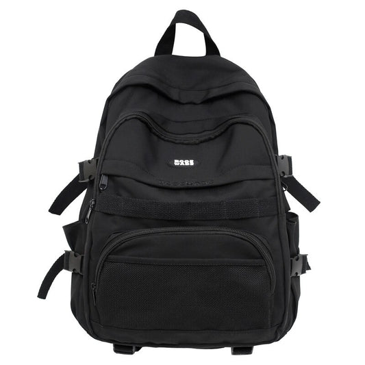 Fashion Simple Pure Color School Backpack For Kids Large Capacity Schoolbag Waterproof Schoolgirl Backpacks Kawaii Backpack