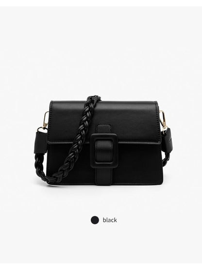 Brand Design Luxury Handbags Women Solid Color Crossbody Bags Shoulder Bag Large Capacity Black Tote Bag Two Shoulder Straps