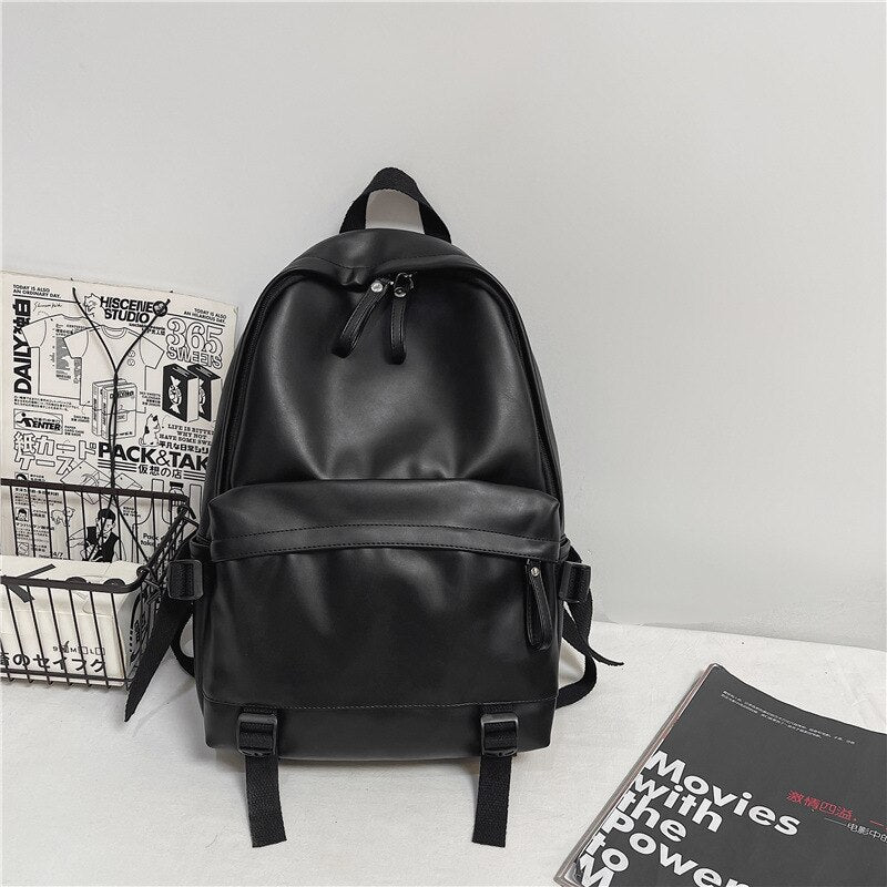 Large Backpack Women Leather Rucksack Women&#39;s Knapsack Travel Backpacks Shoulder School Bags for Teenage Girls Mochila Back Pack