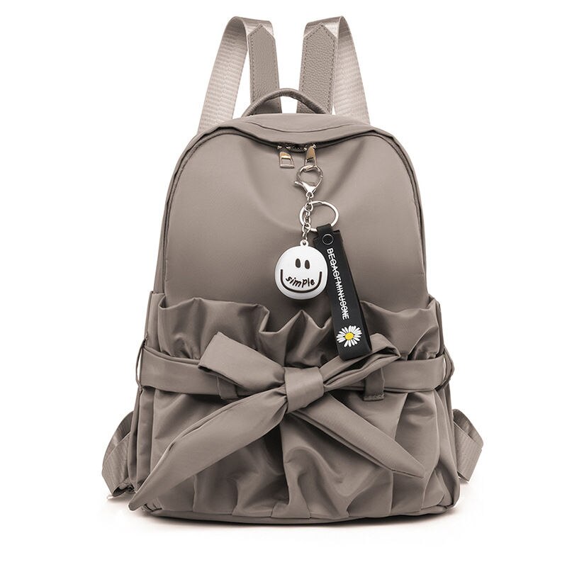 Young Girls Backpack Women School Backpack Bow Design School Bags for Ladies Fashion Pleated Women School Bags Student Book Bags