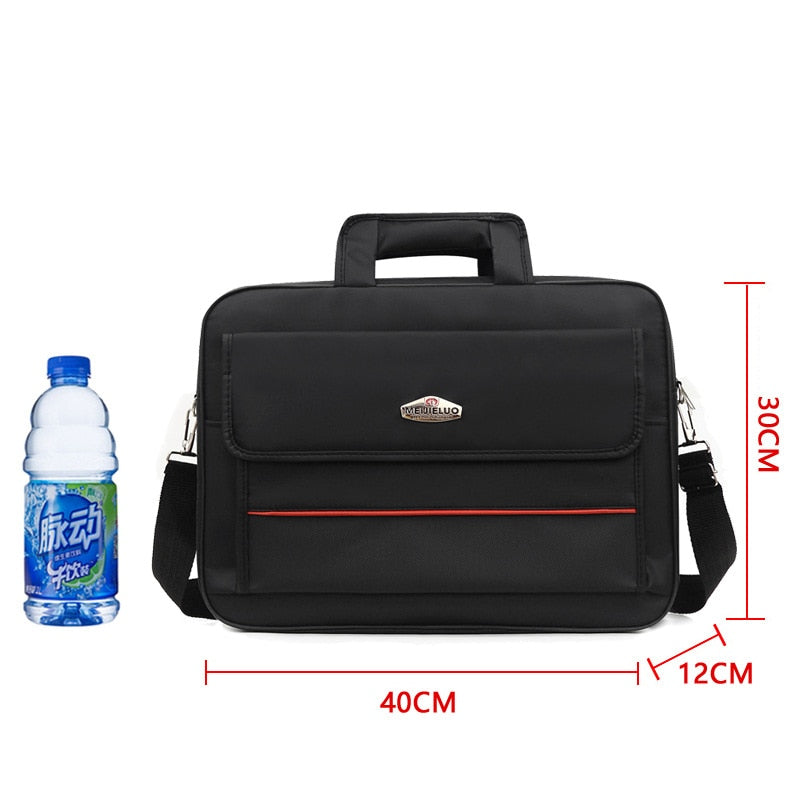 Men&#39;s Business Briefcase Weekend Travel Document Storage Bag Laptop Protection Handbag Material Organize Pouch Accessories Items