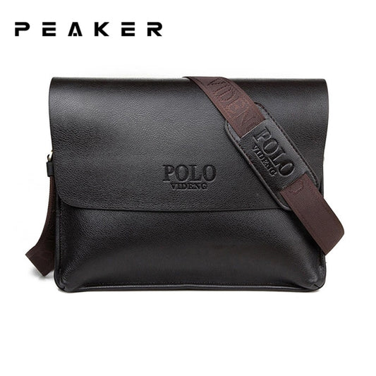 Peaker Leather Shoulder Bags Men Crossbody Bag Quality Male Bag Casual Handbag Leather Men&#39;s Messenger Bags Tote Bag