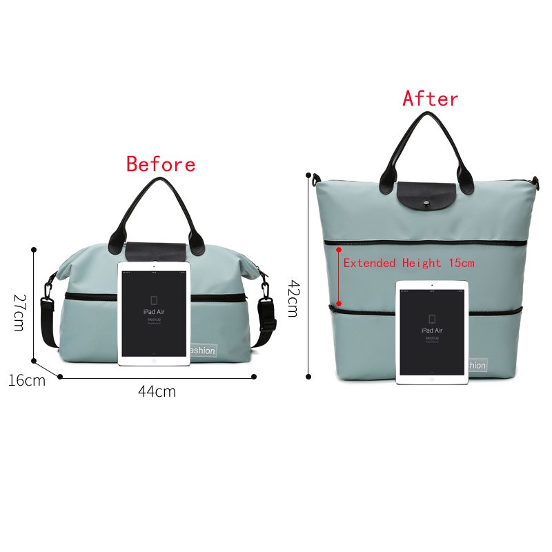 AOTTLA Luggage Travel Bag Sport Bag For Women Fitness Large Women&#39;s Bag New Duffle Bag Outdoor Waterproof Nylon Gym Yoga Handbag