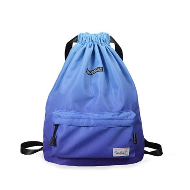 Bag  Summer Waterproof Gym Bag Sports Bag Travel Drawstring Bag Outdoor Bag Backpack for Training Swimming Fitness Bags Softback