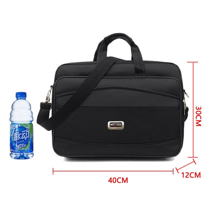 Men&#39;s Business Briefcase Weekend Travel Document Storage Bag Laptop Protection Handbag Material Organize Pouch Accessories Items