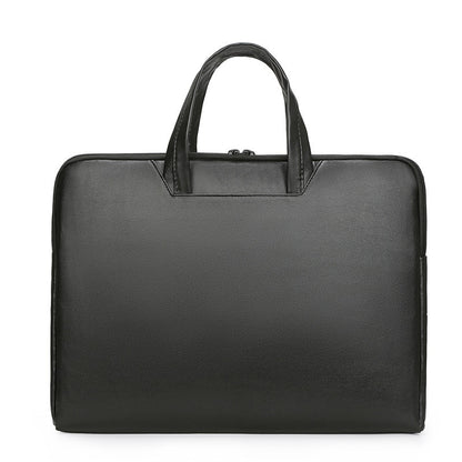 Business Men&#39;s Briefcase A4 Document Handbags Laptop Bag Casual Travel Bag Laptop Bag Document Bag Men&#39;s Executive Briefcase