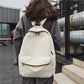 School female white kawaii cotton rucksack Korean Senior high school girl schoolbag computer compartment backpack travel bag