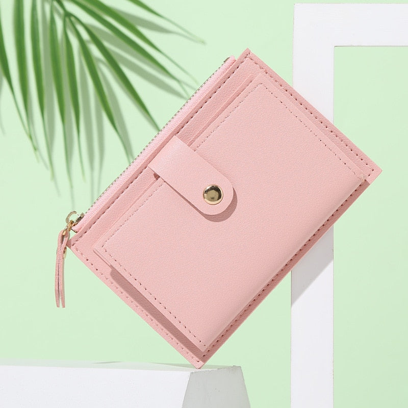 Unistybag Wallets for Women Luxury Designer Wallet Fashion Purses Solid Cute Small Wallet PU Girl Clutch Purse
