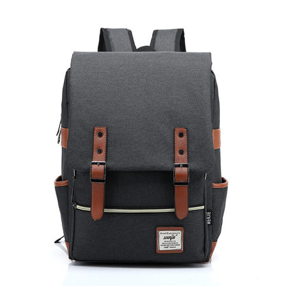 Vintage Unisex Oxford Waterproof Backpacks Large Capacity Women Canvas Travel Bag Youth Students School Books Laptop Backpack