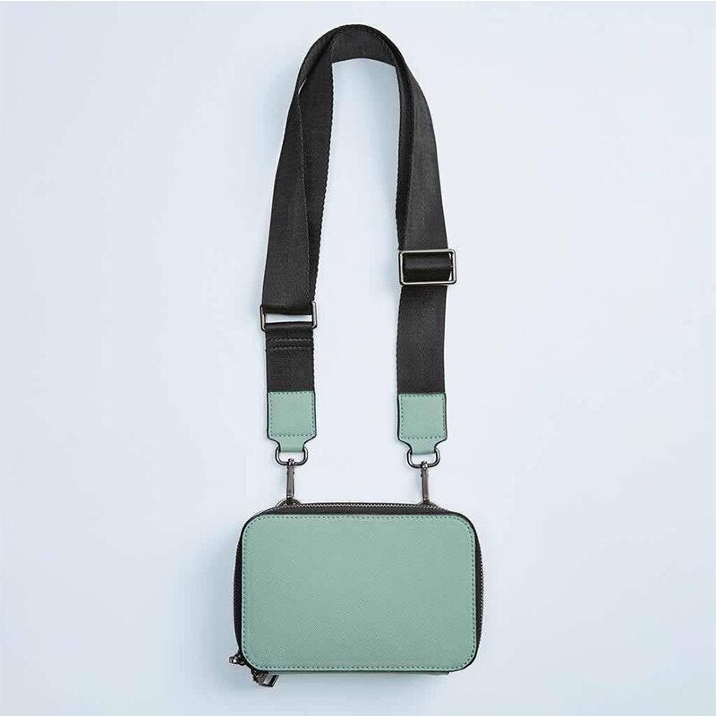 ZA Brand Luxury Shoulder Bags Women Fashion Small Flap Crossbody Bags Shape Mini Box Messenger Bags PU Handbags Clutch Bag