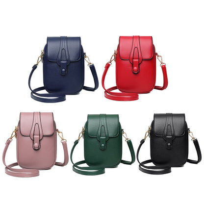 PU Handbags Women Small Crossbody Bag Ladies Shoulder Messenger Phone Pouch for Women Fashionable Decoration