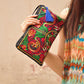 Women Ethnic National Retro Butterfly Flower Bags Handbag Coin Purse Embroidered Lady Clutch Tassel Small Flap Summer Sale