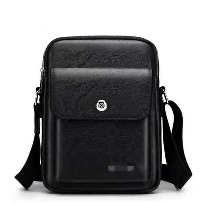 Leather Texture Men&#39;s Shoulder Bag Business Handbag Conference Bag Briefcase Men&#39;s Bag Document Bag Backpack Messenger Bag