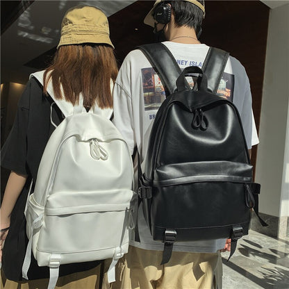 Large Backpack Women Leather Rucksack Women&#39;s Knapsack Travel Backpacks Shoulder School Bags for Teenage Girls Mochila Back Pack