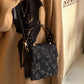 Niche Retro Bag Women&#39;s Early Spring New All-match Texture Black Messenger Bag Ins Shoulder Handbag