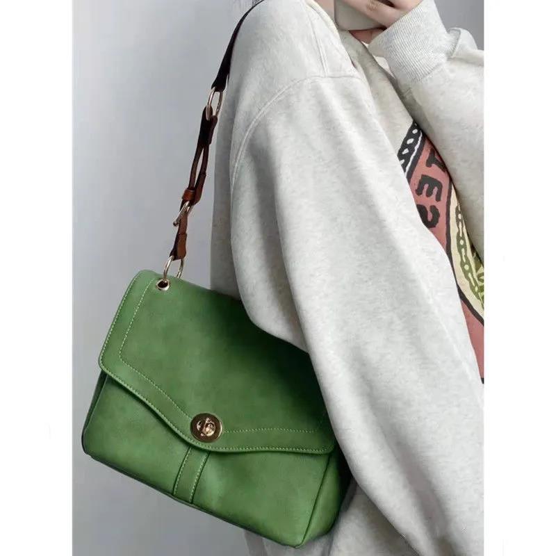 MBTI Vintage Sac A Main Femme Concise Women Shoulder Bag Casual French Style Ladies Handbags Daily Shopping Elegant Bolso Mujer