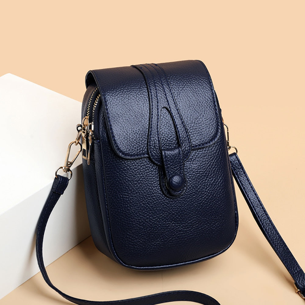 PU Handbags Women Small Crossbody Bag Ladies Shoulder Messenger Phone Pouch for Women Fashionable Decoration