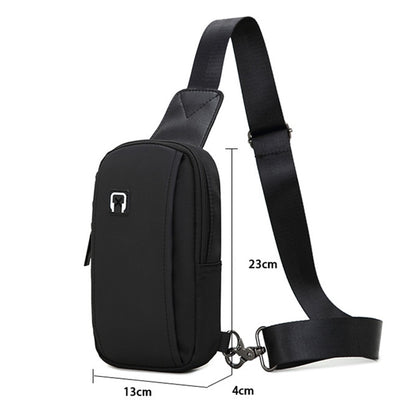 Men Chest Bag small Shoulder Bag man Oxford Sling bag man Crossbody Bags for men Casual Handbag Travel Phone Bags for husband