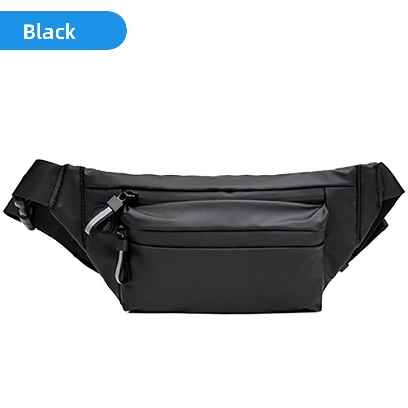 HcanKcan Waterproof Men&#39;s Waist Bag Casual Chest Pack Fashion Crossbody Bags For Men Multifunctional Shoulder Bag Man Belt Pouch