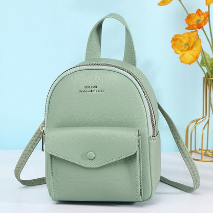 Brand Designer Fashion Women Backpack Small Soft PU Leather   Mini High Capacity Backpack Female Ladies Shoulder Bag Purse Femal