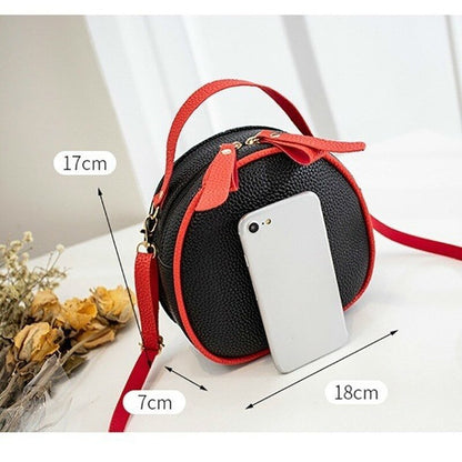 New Women&#39;s Messenger Bag Female Small Simple Cherry Crossbody Shoulder Bag Mini Backpack Handbag