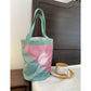 Graffiti Korean Fashion Women Shoulder Bags Canvas Bucket Casual Ladies Crossbody Bag Shopper Vintage Work Female Handbags New