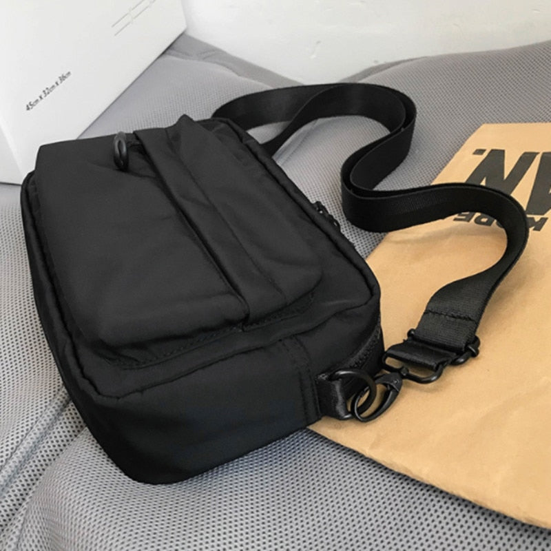 New Unisex Messenger Bag Travel Waist Bag Men&#39;s Chest Bag Backpack Casual Men&#39;s Shoulder Messenger Bag Nylon Phone Bag