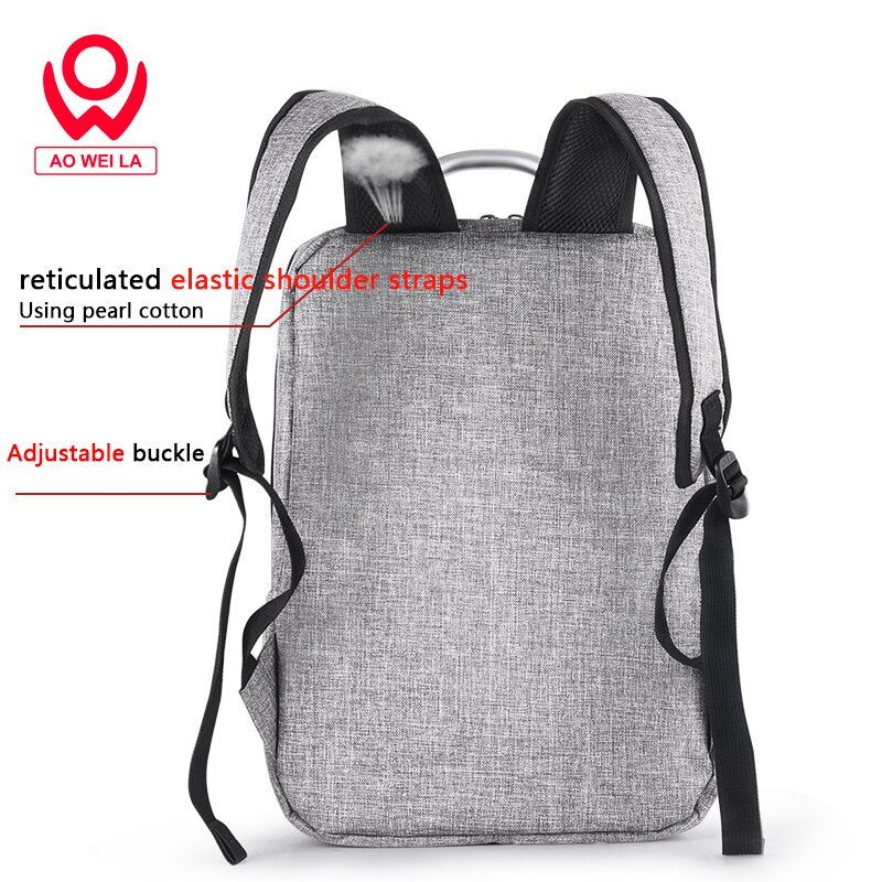 Travel Backpack 16.5 Inch British Wild Backpack Men&#39;s Casual IPad Computer Simple and Lightweight