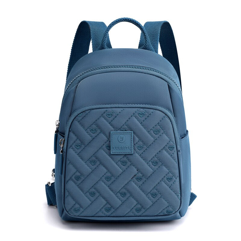 New Nylon Women Backpack Casual School Bags For Teenager Girl Large Capacity Multifunction Backpack Shoulder Schoolbag