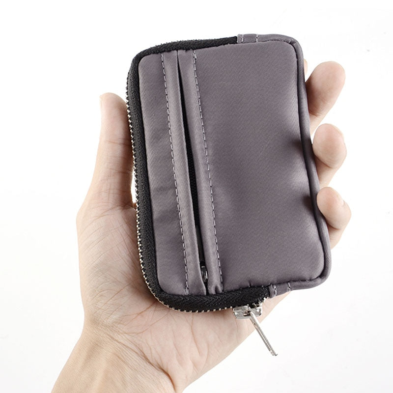 Japanese Men Wallet Short Wallet Nylon Cloth Casual Student Wallets Youth Purse Business Card Holder New Waterproof Storage Bag