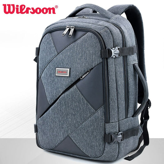 New Fashion Laptop Backpack Men Waterproof Travel Backpacks USB Charging Port Business Backpack School Bags