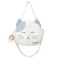 Canvas Prints Cat Satchel Messenger Shoulder Bag Women Reusable Grocery Shopping Bags Portable Tote Bag School Crossbody Bag