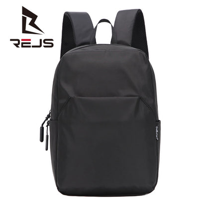 REJS LANGT Mini Backpack Men Daily Work Business Commute Backpack Black Fit 9.7 Inch Ipad Casual Waterproof Travel Mochila