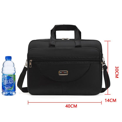 Men&#39;s Business Briefcase Weekend Travel Document Storage Bag Laptop Protection Handbag Material Organize Pouch Accessories Items