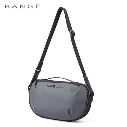 BANGE Men&#39;s Waterproof Crossbody Bag Oxford Large Capacity Multifunction Anti-theft Sling Shoulder Messenger Chest Bag Pack