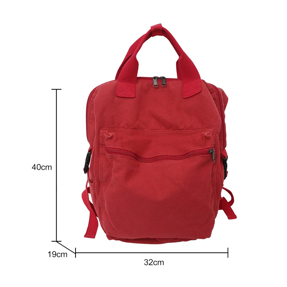 Fashion Retro Canvas Backpacks for Women Men Large Capacity Student School Bags for Women Students Shopping