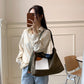 Casual Canvas Women Handbags Designer Shoulder Crossbody Bags Female Large Capacity Totes Leather Patchwork Shopper Sac