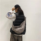 Casual Women&#39;s Shoulder Bag Large Capacity Tote Lady Canvas Messenger Plaid Female Designer Handbag Crossbody Bags for Women